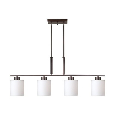 Used Forte Lighting 2664-04-32 Fiona - 4 Light Island Pendant-14 Inches Tall and
