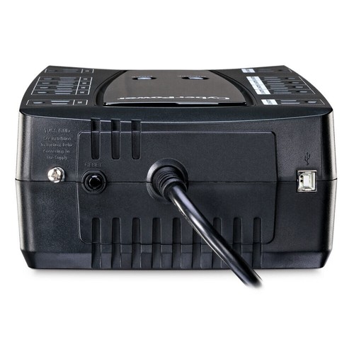 CyberPower AVRG900U AVR UPS System, 900VA/480W, czarny - certyfikowany odnowiony - Zdjęcie 6 z 6