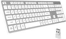 Slim Wireless Keyboard for Mac and Windows, Ultra Quiet Low-Profile FRF1430K