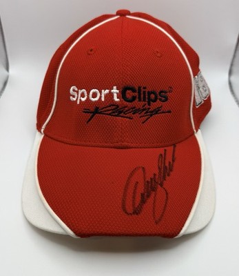 Denny Hamlin Autographed Sportsclips #18 Hat Size S/M