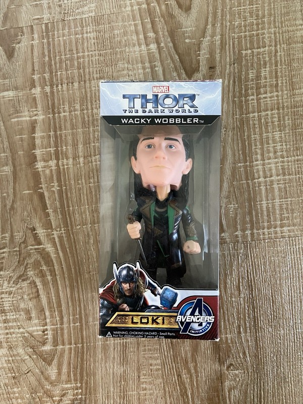 Funko Wacky Wobbler Bobblehead Figure Loki From Thor The Dark World