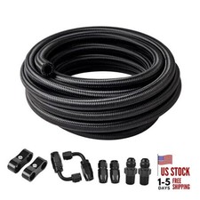 6AN Fuel Line Kit, Transmission Cooler Line Kit for 4L60E 4L65E, AN6 Nylon