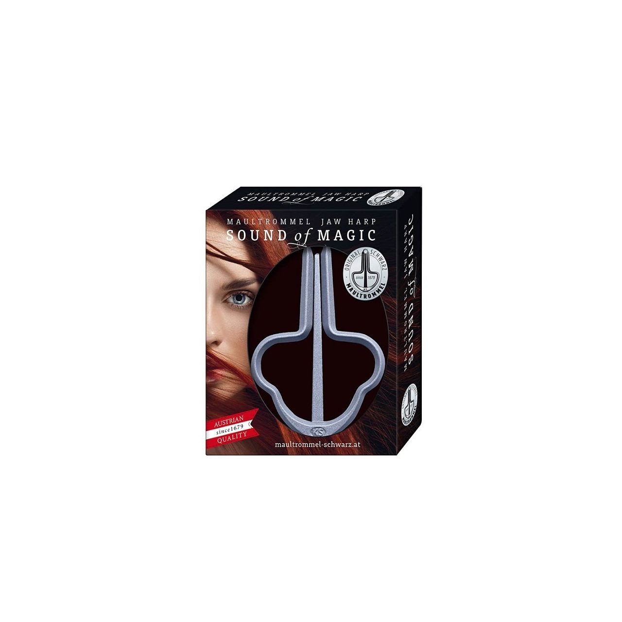 SCHWARZ Maultrommel matt Silber 87 mm 2990₽