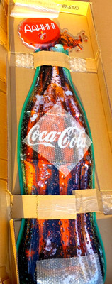 COCA COLA COKE BOTTLE SIGN - MCDONALDS -  3/DIMENSIONAL - 65'' - NEW IN BOX