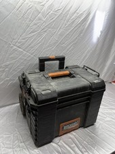 RIDGID Pro Gear Rolling Toolbox Telescoping Handle Tool Storage Organizer