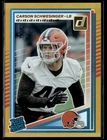 2025 Panini Carson Schwesinger Jersey Number (/49) (Raw)