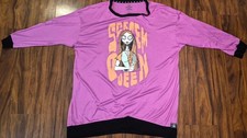 Disney Nightmare Before Christmas "Scream Queen" Sally Purple sleep nightgown 2X