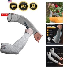 Protective Arm Sleeves Cut Resistant Farmers Sleeves for Men Work, Gardening,...