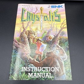 Nintendo Crystalis NES Game Cartridge w Instruction Manual & Dust Cover. Tested