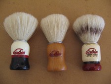 3 Excelsior Italian  Vtg Shaving Brushes 1 lot