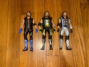 WWE Elite Lot Of 3 AJ Styles Figures