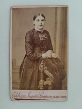 CDV: Beautiful Girl Fashion: Eddison Inger & Simpson (late Fox): Castleford