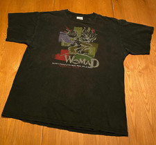 Mens Vintage Original 1998 WOMAD Seattle Music Festival T-Shirt Black Sz XL EUC
