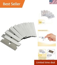 Bates Single Edge Razor Blades, 100 Pack, Sil...