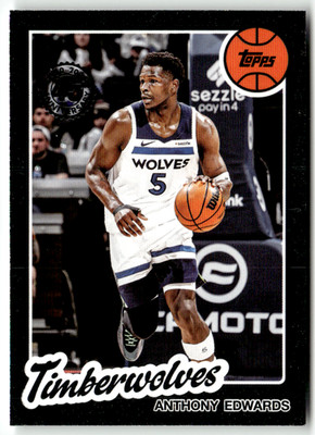 Topps NBA Flagship 2025 No. 80BK-90 Anthony Edwards