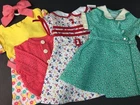 American Girl Kit Dress Lot~Reporter~Birthday~Photographer/Cardigan/Hairbow EUC