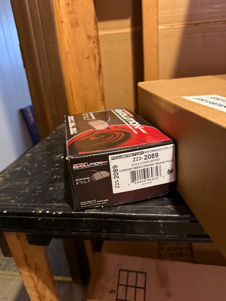 全新! 原装 PowerStop 制动器套件 适用于本田 Pilot、Odyssey、Passport Front — 第 2/4 张图片