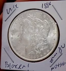 MORGAN SILVER DOLLAR 1886 GEM BU MS+++++ FRM ORIGINAL ROLL BLAST WHITE