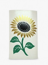Layered Sunflower Vinyl Decal Gold Green Black Silver - 8.25x6. Car Window