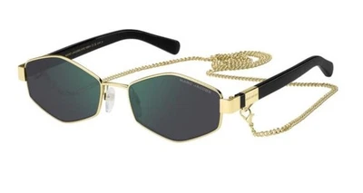 Marc Jacobs 496/S PEF MT Lunettes De Soleil Femme 55 Or/Vert - Photo 1/2