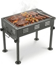 Portable Compact Japanese Style Charcoal BBQ Grill Stand Outdoor Garden Camping