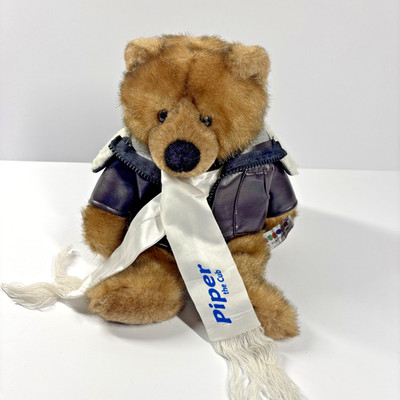 Born Aviation Piper the Cub Teddy Bear Plush Stuffed AURORA