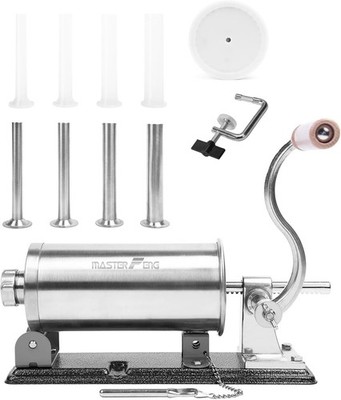 Master Feng H25-4410 Horizontal Sausage Stuffer   Commercial Grade Meat Stuffing