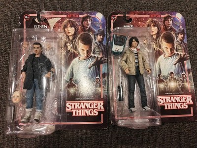 McFarlane Toys Stranger Things Mike & Eleven Action Figures Open Box Complete 