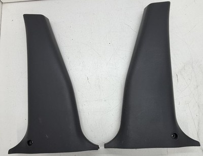 89-93 Nissan Skyline R32 4 Door Sedan B Pillar Trim Pair Black OEM