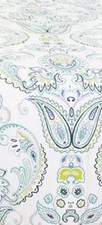 Queen 100 Egyptian Cotton Paisley Duvet Cover Set, 3-Pc, Zip Closure