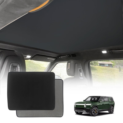 Bestevmod Foldable Roof Sunshade Compatible 2022-2025 2026 Rivian R1S