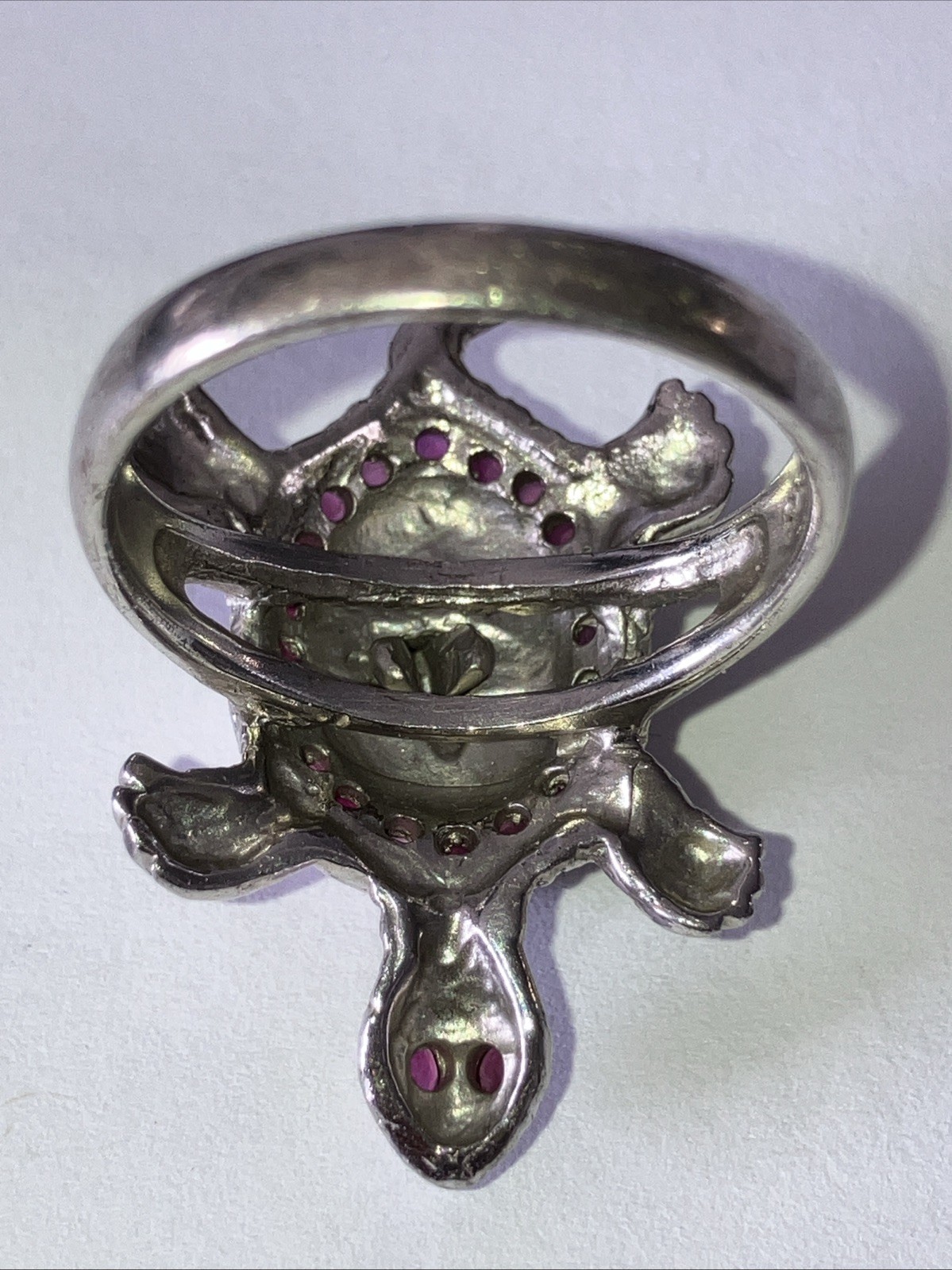 Ruby And Diamond Turtle Ring (2) - image 4