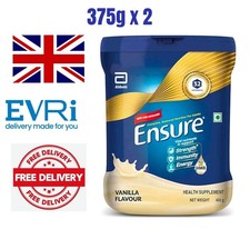 2 X 375g Asegurar Sabor Vainilla Suplemento Nutricional Fuerza Inmunidad Energía
