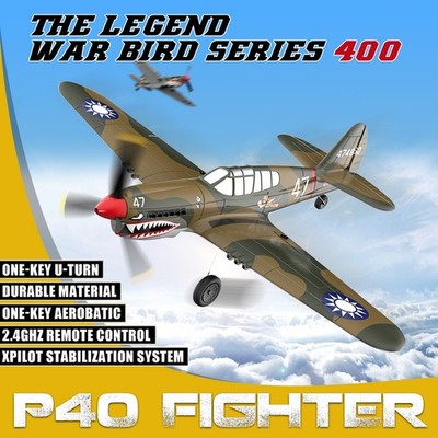 US Volantex P40 RC Plane 2.4GHz 4CH 6-Axis Gyro RTF Airplane Model for Beginners