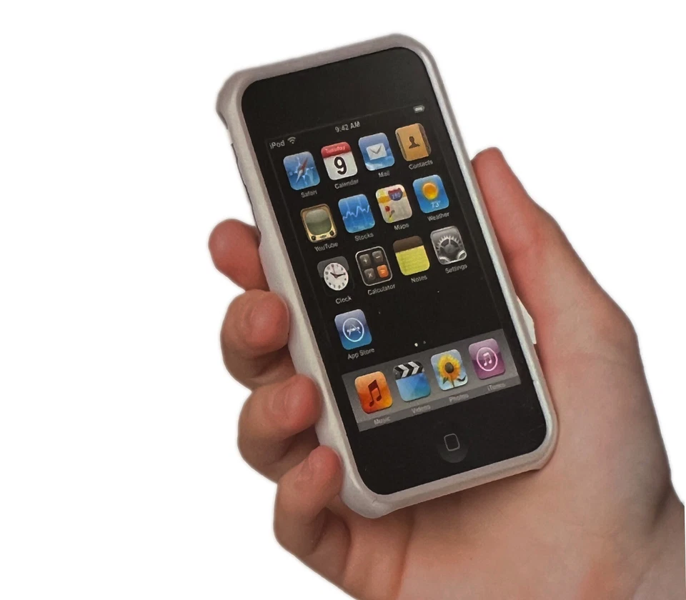 NEW React Wedge Hard Shell Cover Case For Apple iPod Touch 2nd 3rd Gen White - Image 2 of 2