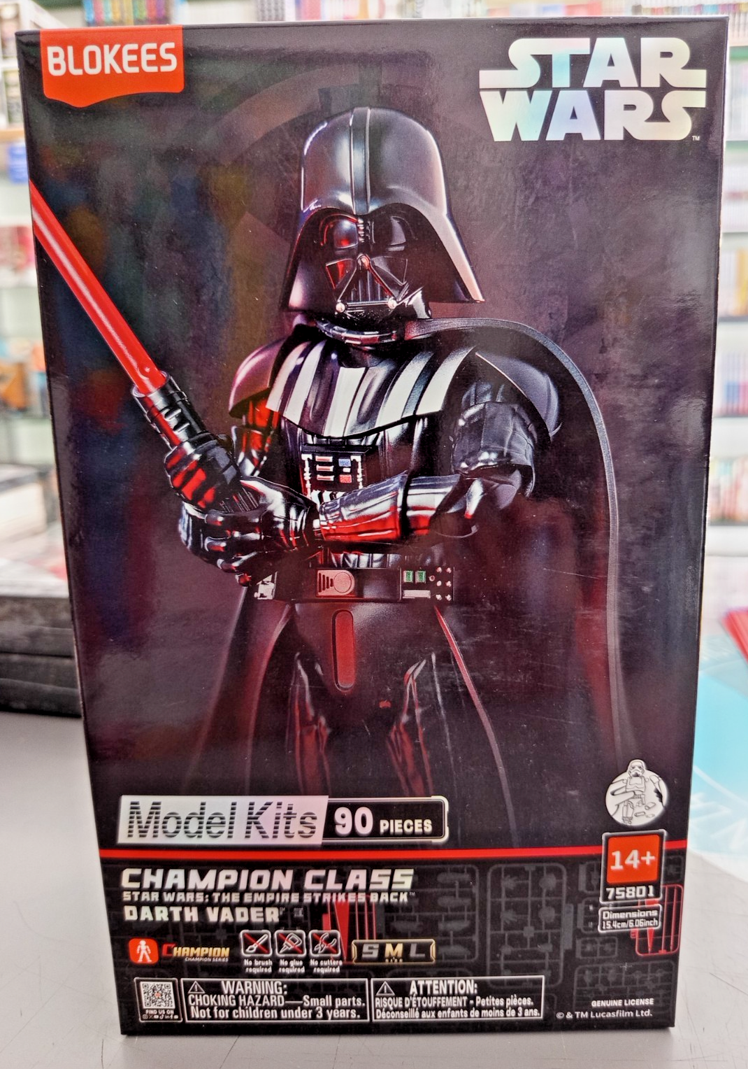 False Blokees Star Wars - Champion Class 01 - Darth Vader - Evergreen Movie - Immagine 6