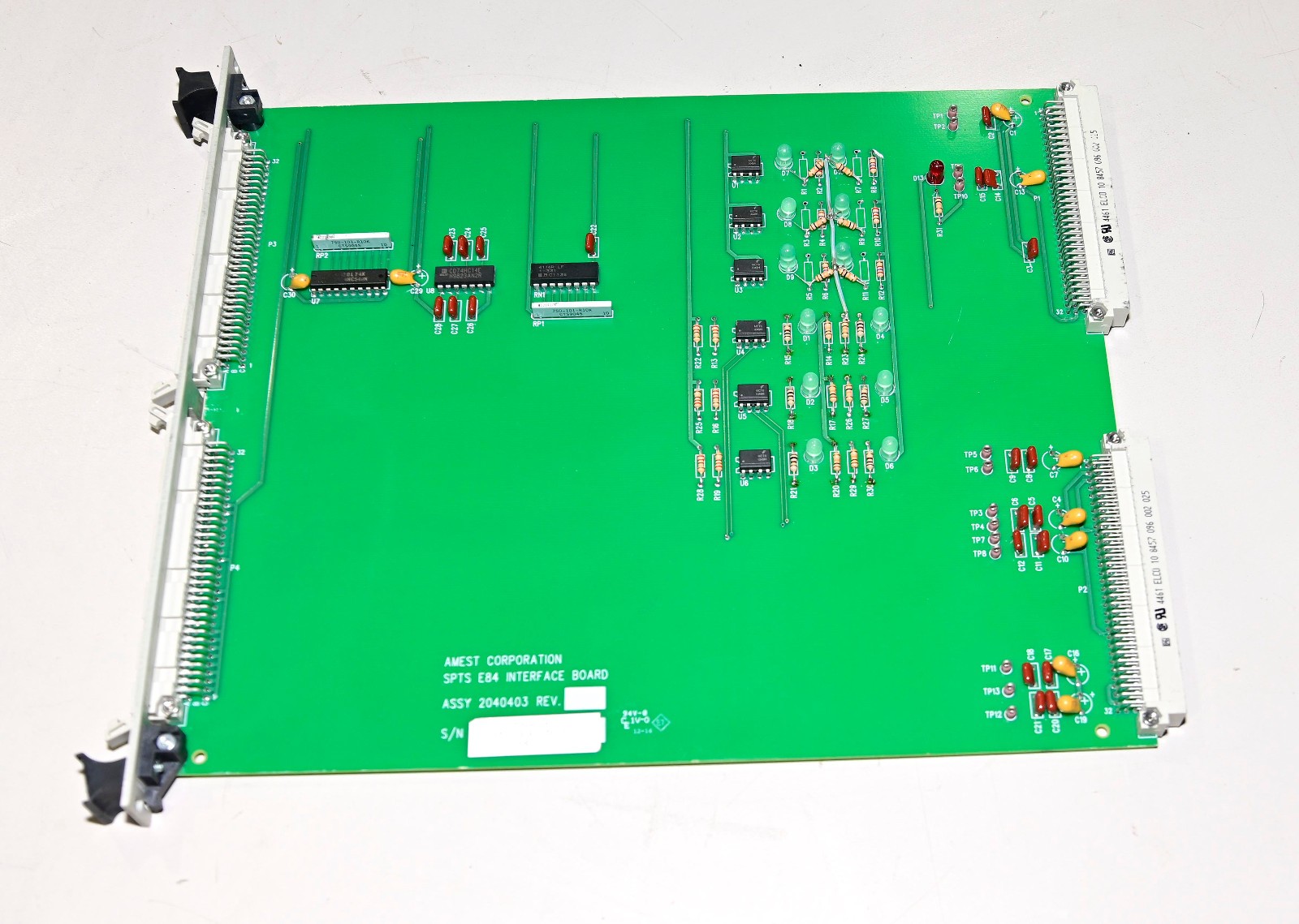 Thermco AMEST SPTS E84 Interface Board 2040403 Rev B