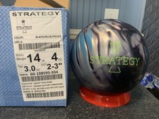 14# NIB 1st Quality Brunswick Strategy Bowling Ball 2-3 Pin 3 Top