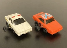 1981 Knickerbocker Dukes of Hazzard wrist Racers -Gen Lee & P Car (see descript)