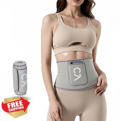 Chick-Active Waist Trimmer Belt, Sauna, Phone Pocket, Anti-Slip