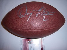 DOUG FLUTIE BOSTON COLLEGE,BUFFALO BILLS JSA/COA SIGNED FOOTBALL