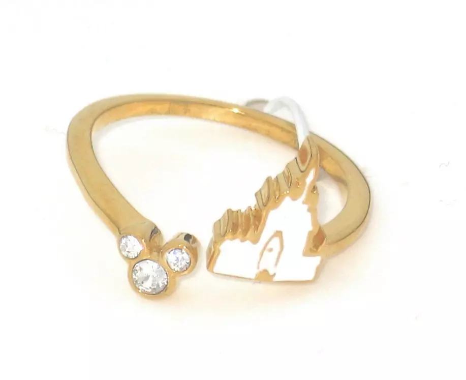 Disney castle hotsell ring silver