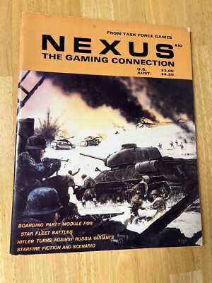 1984 Task Force Games Nexus Gaming Connection Magazine Issue 10 Vol 2 No.10
