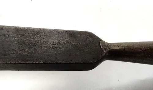 Antiker Jennings & Griffin 3/4" breit x 6" Holzarbeiter Holzmeißel cleverer Griff! - Bild 2 von 8