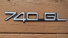 Volvo 740gl Emblem Trunk Emblem 740 Gl Oem 740
