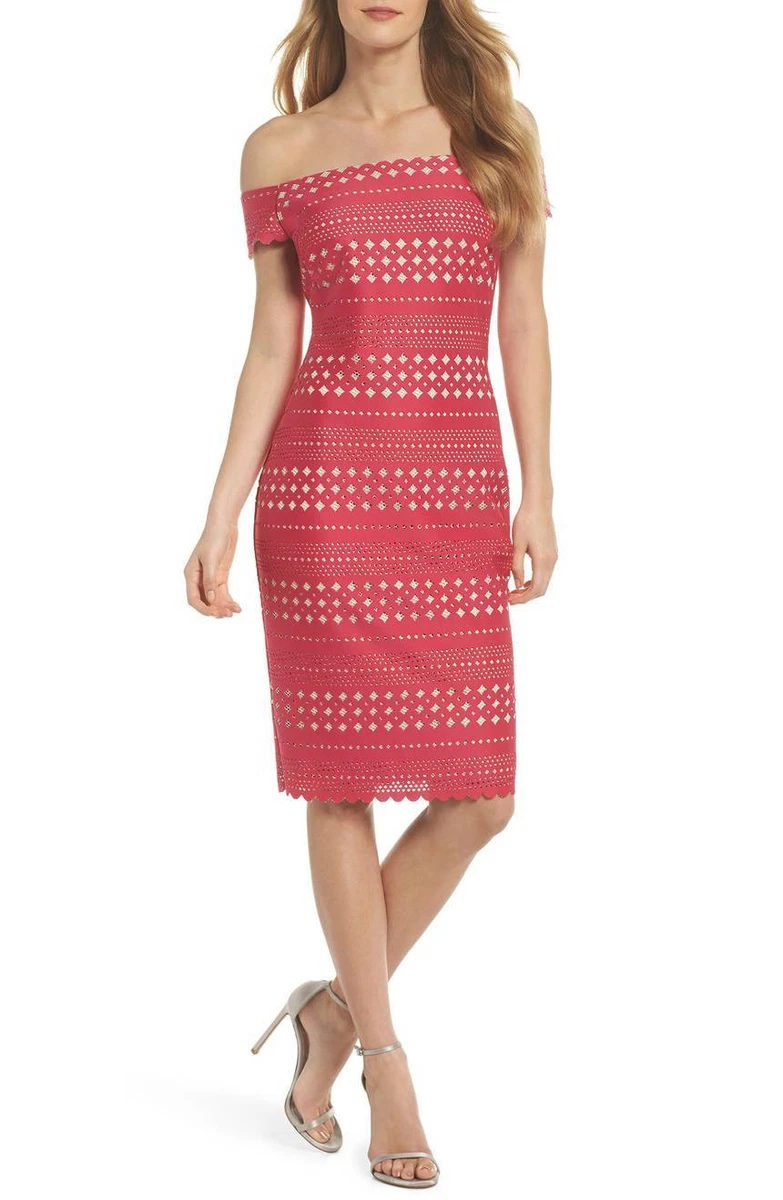 Eliza j off shoulder sheath dress cheap