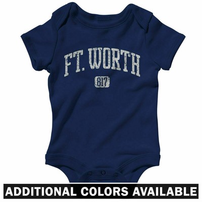 Ft Worth 817 One Piece Tcu Cowboys Tx Baby Infant Creeper Romper Nb To 24m Ebay