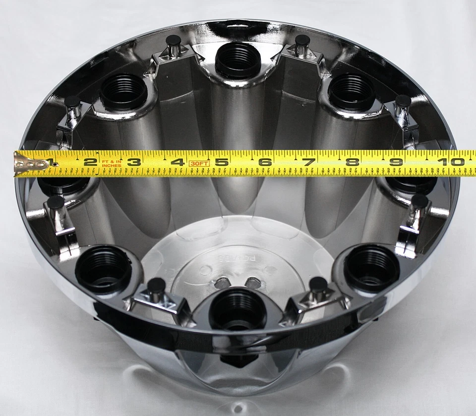 2011-2024 Silverado 3500 17" Dually Wheel Center Cap Front & Rear Dual Hub Caps - Image 4 of 4
