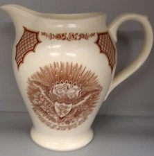 Alfred Meakin FAIR WINDS Brown PITCHER
