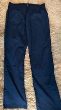 NEW Navy Blue Scrub Pants, Women's M, elastic waist, back hip pocket